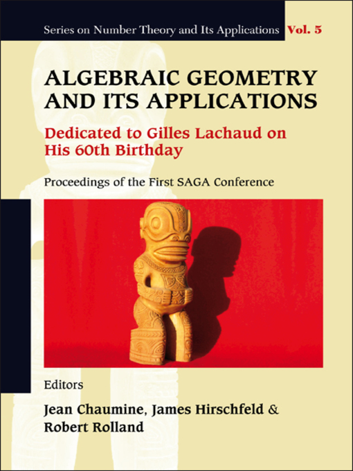 Title details for Algebraic Geometry and Its Applications by Robert Rolland - Wait list